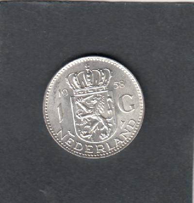 Beschrijving: 1 Gulden JULIANA 